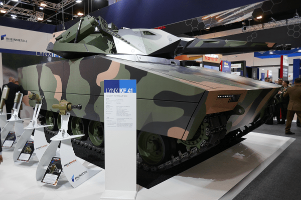 Rheinmetall bids its LYNX KF41 IFV for Land 400 Phase 3. ADF land forces 2018