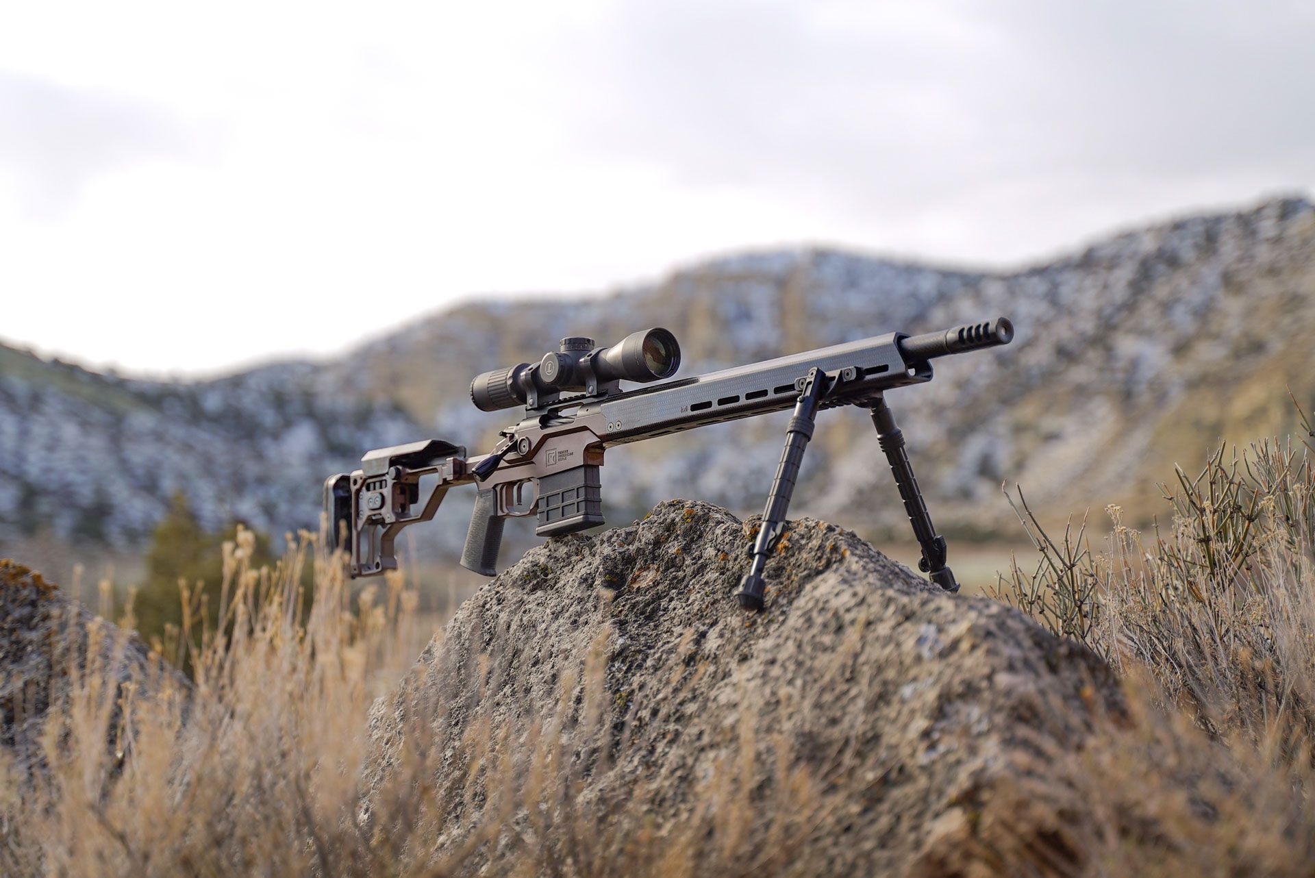 New for 2019, Christensen Arms has expanded the Modern Precision Rifle color options to include a Desert Brown™ anodized chassis.  The new color offers customers an alternative to the standard black hardcoat anodize, while retaining the durability of the anodize finish.  