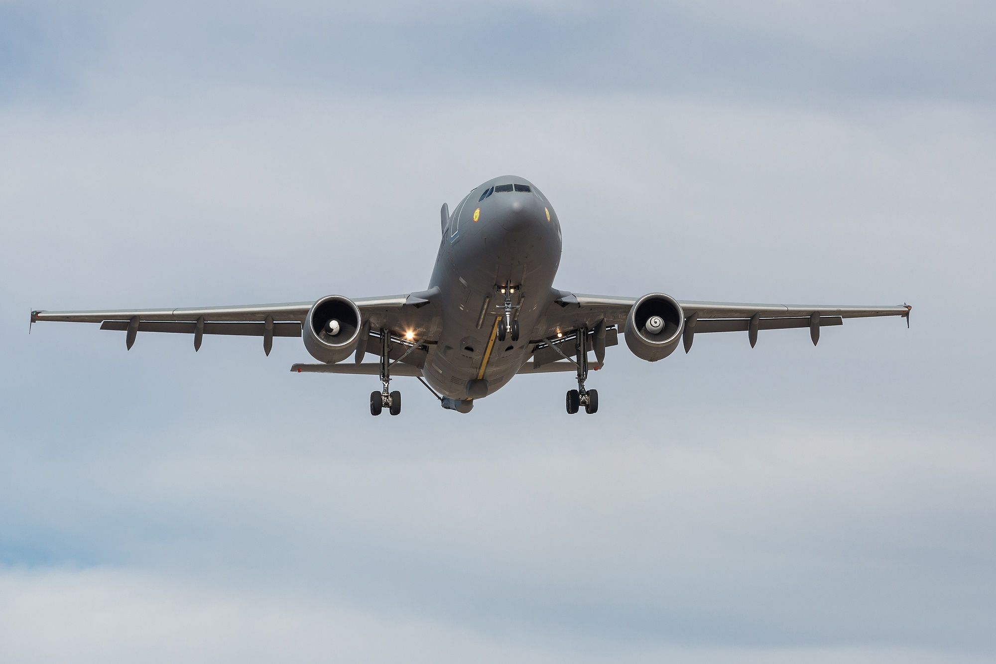 Airbus successfully completed a flight demonstration of a connected airborne battlespace scenario, centred on a MRTT aircraft. (Image: Airbus)