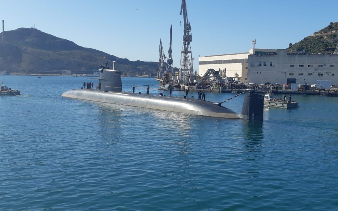 Primera salida al mar del submarino S-81 ‘Isaac Peral’
