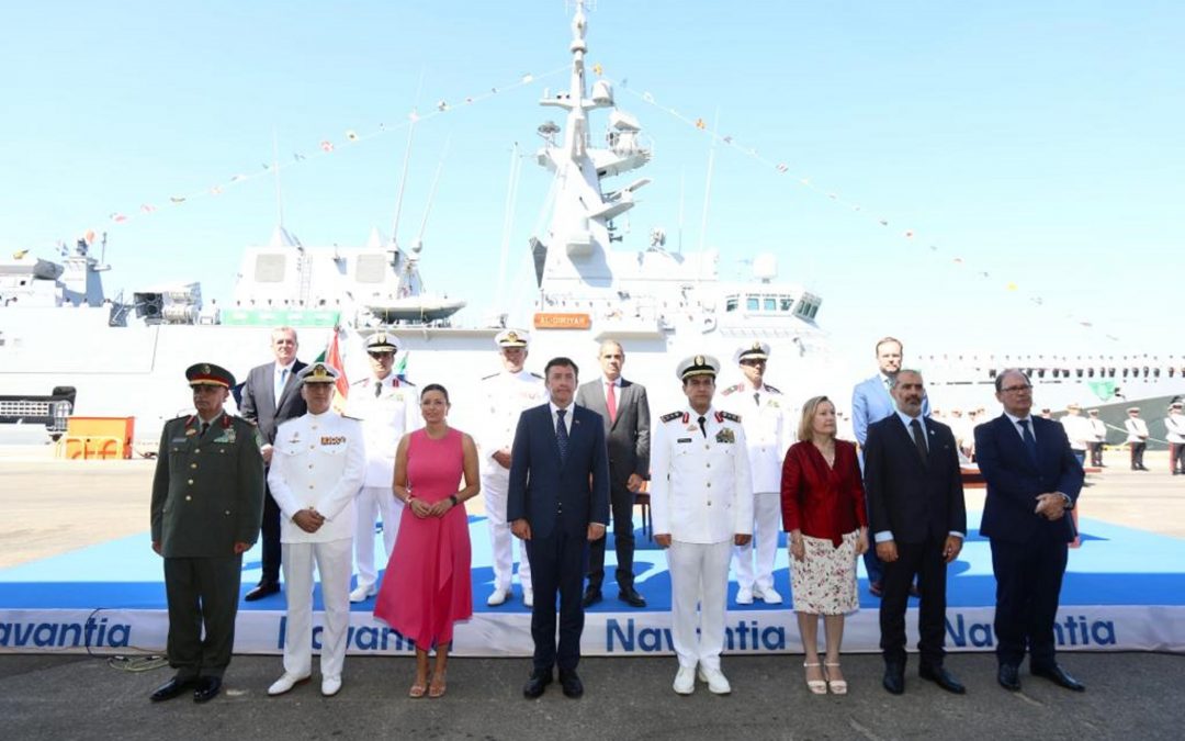 Navantia entrega a la Real Marina de Arabia Saudí la segunda corbeta construida en Bahía de Cádiz