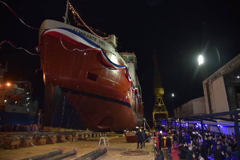 Chile Launches Almirante Viel Polar Vessel