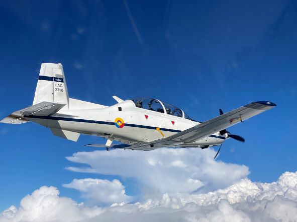 Four More T-6C Texan II for Colombia