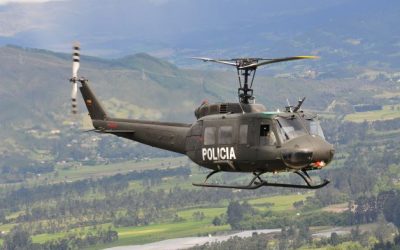 Colombian Police Transfers Two Huey IIs to Army