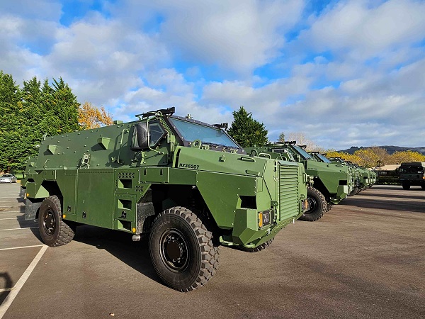 New Zealand Army receives Bushmasters
