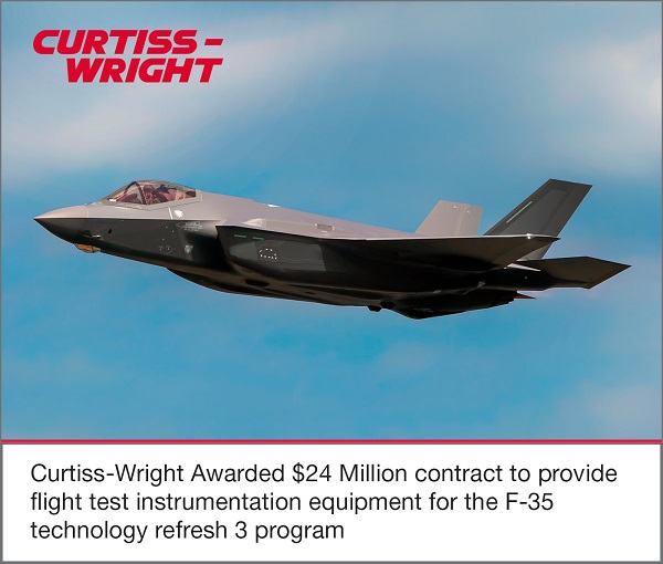 Curtiss-Wright Test Instrumentation for F-35 TR-3