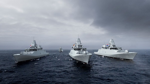 Damen Contracts for Dutch-Belgian ASW Frigates