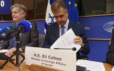 Israeli top diplomat in Brussels: Hamas “only cause” for civilian murder in Gaza and Israel
