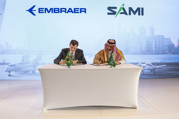 Embraer and SAMI agreed to start cooperation in defence and security sector
