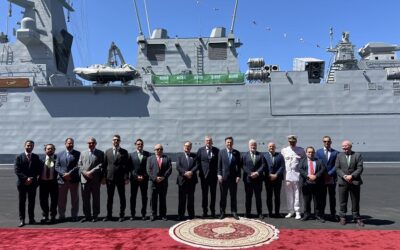 Navantia delivers the fifth corvette built in Bahía de Cádiz to the Royal Navy of Saudi Arabia in Jeddah