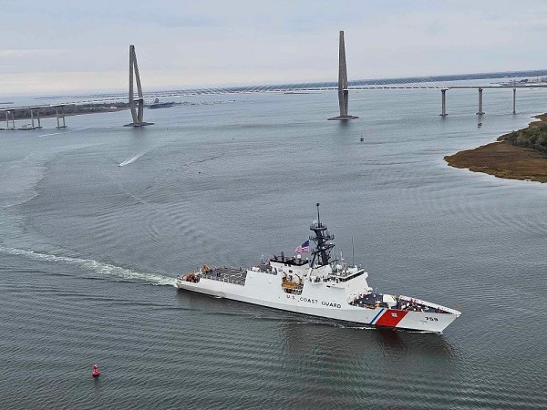 GE Aerospace LM2500 Gas Turbine-Powered USCGC Calhoun Commissioned by United States Coast Guard